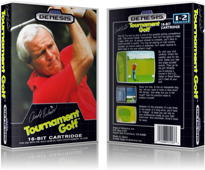 Sega Genesis Arnold Palmer Tournament Golf Sega Megadrive (800x650), Png Download