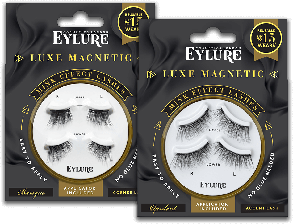 Time To Magnetise With Your Eyes - Eylure Luxe Collection Opulent Lashes - Mink Effect (1000x773), Png Download