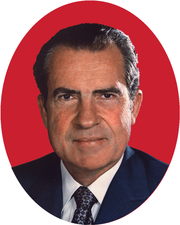1972 Republican National Convention - Richard Nixon (640x801), Png Download
