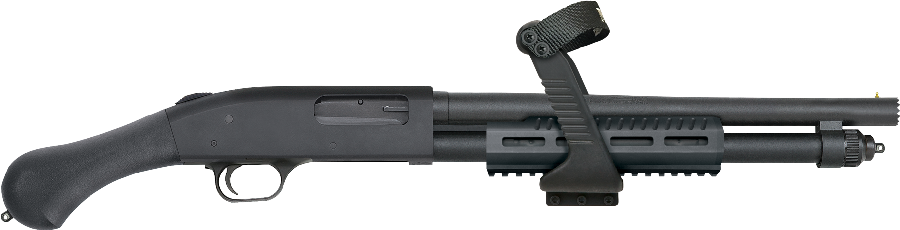 590 “shock 'n' Saw” - Mossberg Shockwave Nightstick (1920x627), Png Download