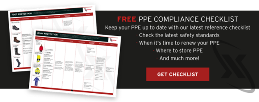 Ppe Checklist Cta - Personal Protective Equipment (858x357), Png Download