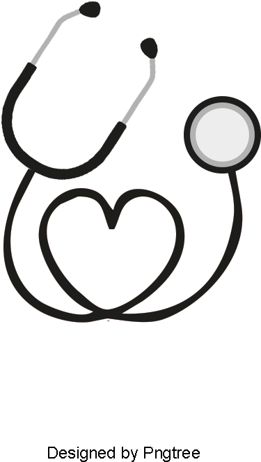 Stethoscope, Love, Vector Png And Psd - Line Art (800x800), Png Download