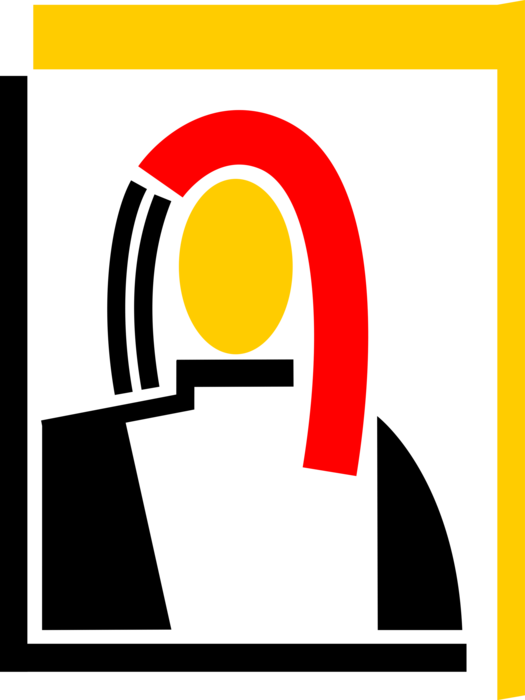 Vector Illustration Of Family Photo Photograph In Picture (525x700), Png Download