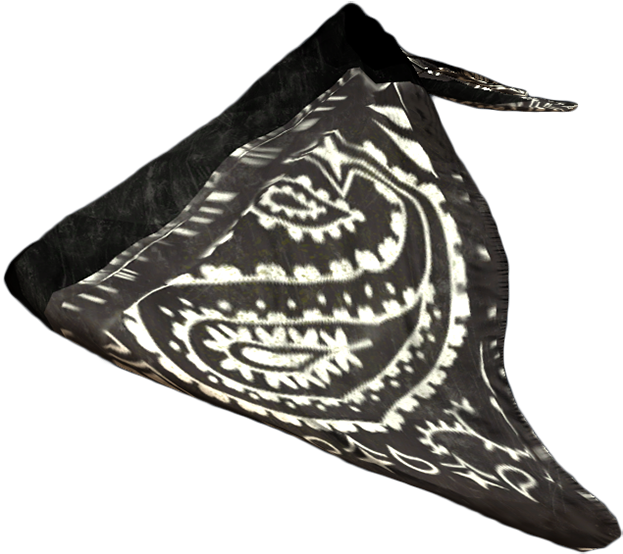 Dayz Black Bandana (630x564), Png Download