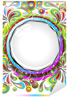 Cornice Design Colori Astratta Abstract Pop Design - New Wall Photo Frame Pop Design (400x400), Png Download