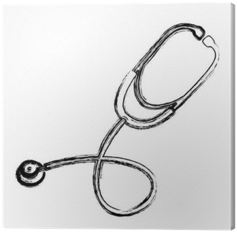 Profile Stethoscope Treatment Icon, Vector Illustraction - Sketch (400x400), Png Download