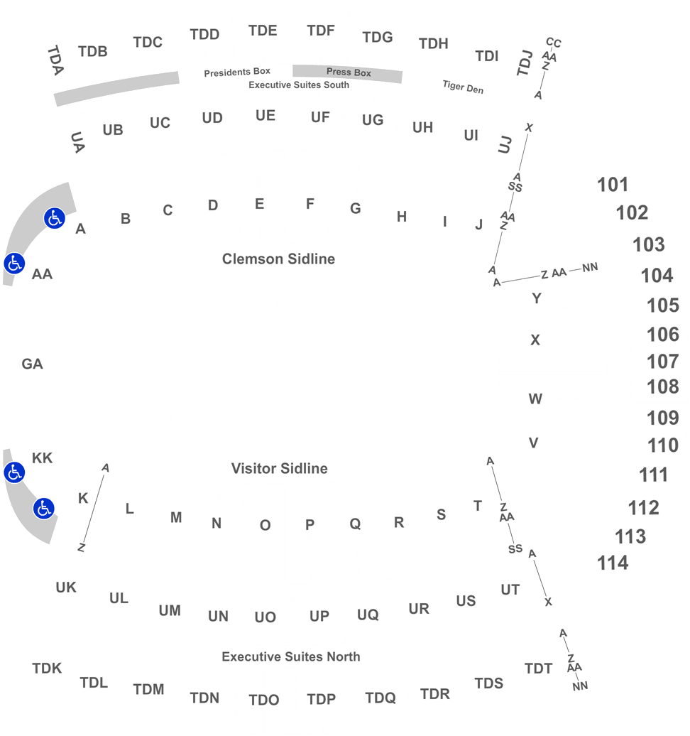 Clemson Tigers Vs - Diagram (1050x1050), Png Download