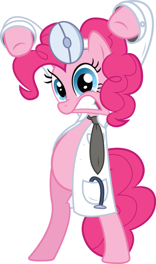 The-crusius, Bipedal, Clothes, Doctor, Pinkie Pie, - Pinkie Pie As A Doctor (607x1024), Png Download