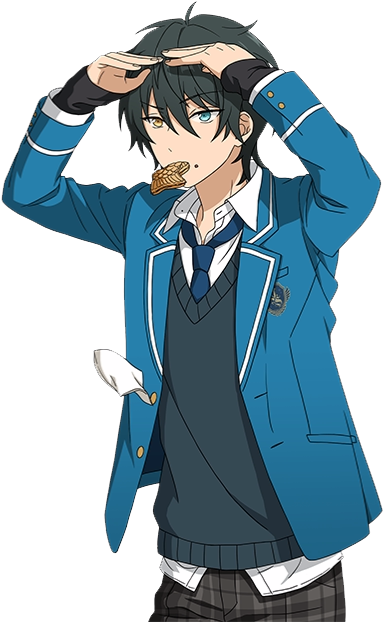 Aichii Me Encanta El Anime, Chicas Kawaii, Galaxias, - Mika Ensemble Stars Png (388x640), Png Download
