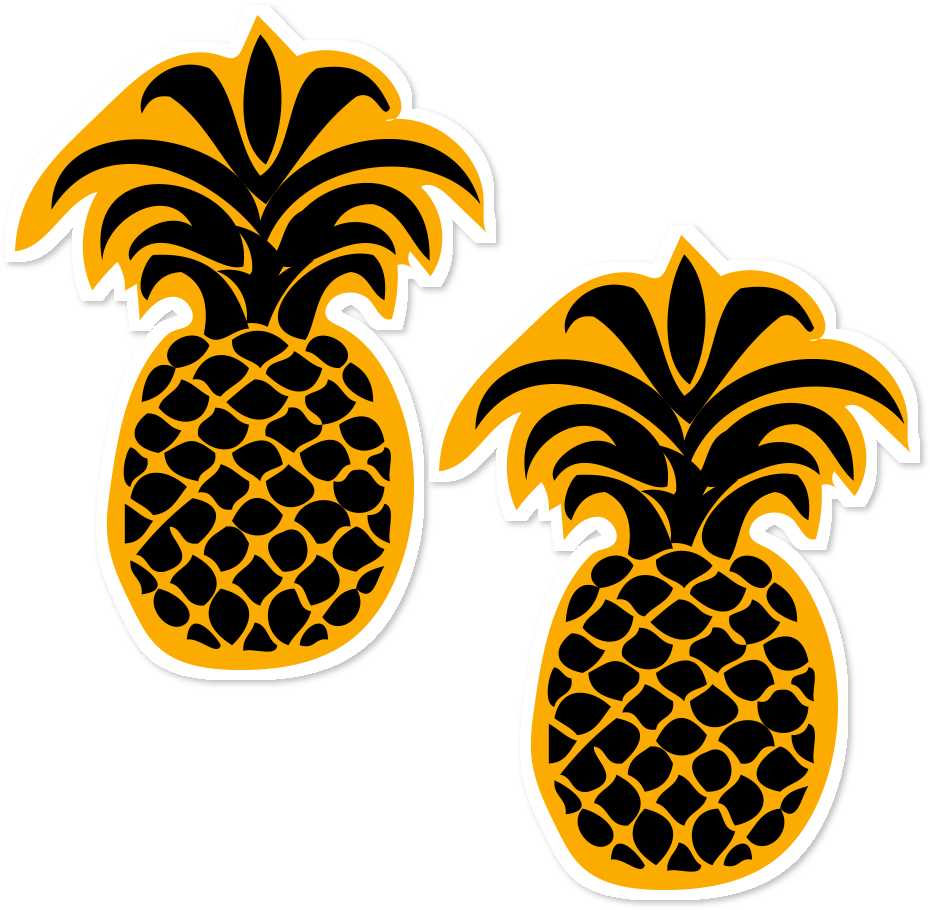 Adesivo Abacaxi De Izabella Soaresna - Pineapple Hospitality (962x962), Png Download