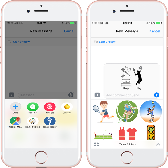 Best Tennis App - Iphone (750x744), Png Download