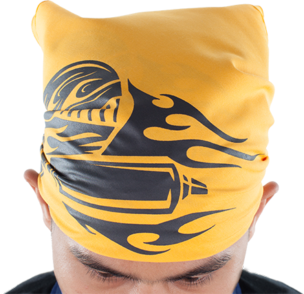 Traditionally, A Bandana Is Also Known As Kerchief - Kerchief (442x427), Png Download