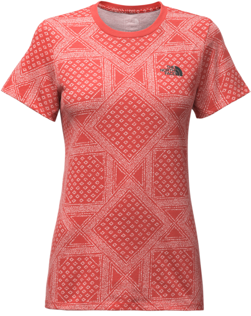 Sunbaked Red Bandana Print - Shirt (600x698), Png Download