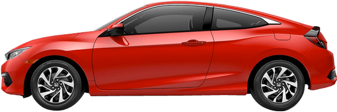 2018 Honda Civic Coupe (750x350), Png Download