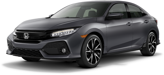 2018 Honda Civic Sedan Touring - 2017 Honda Civic Hatchback Blue (680x382), Png Download