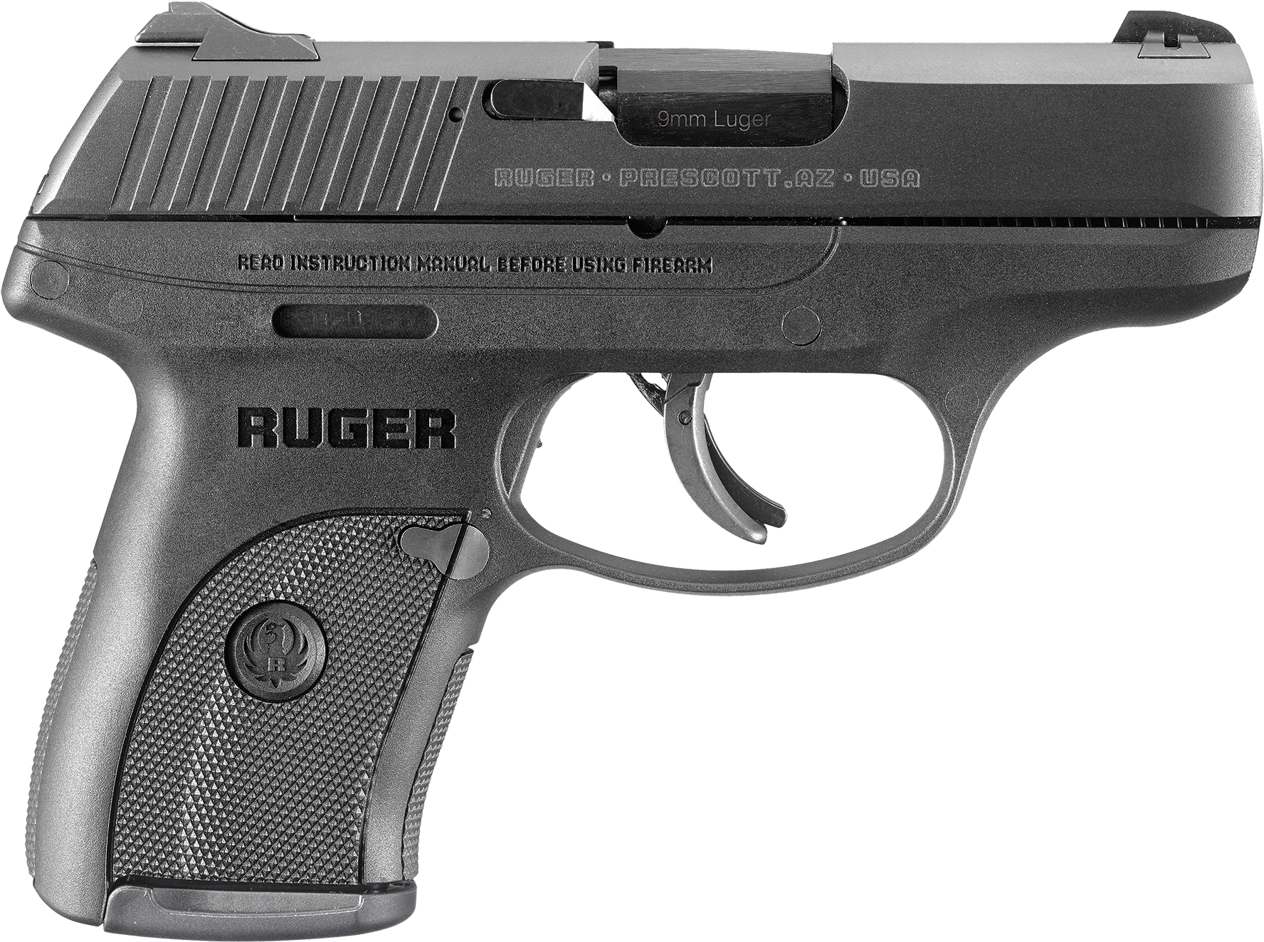 93837 - Ruger Lc9s 9mm (1800x1373), Png Download
