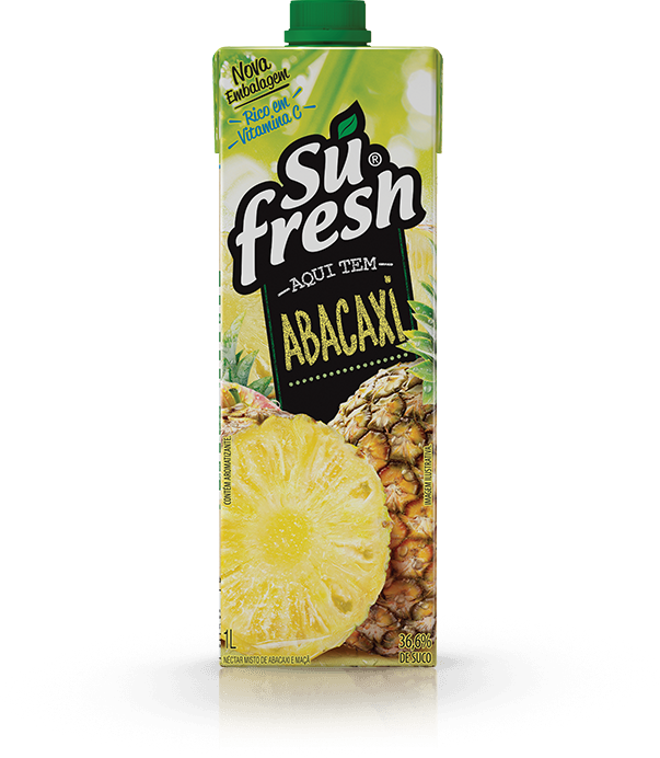 Néctar De Abacaxi - Suco De Abacaxi Caixinha (603x692), Png Download