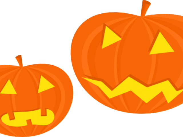 Halloween Cartoon Pumpkins - Transparent Background Jacko Lantern Clipart (640x480), Png Download