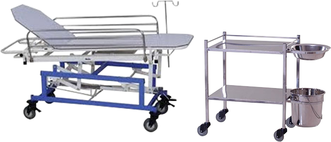 New2 - Dressing Trolley With Bowl And Bucket (700x400), Png Download