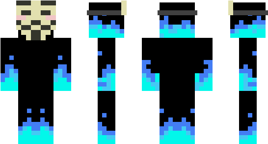 Minecraft Skin Pentagrama - Minecraft (600x348), Png Download