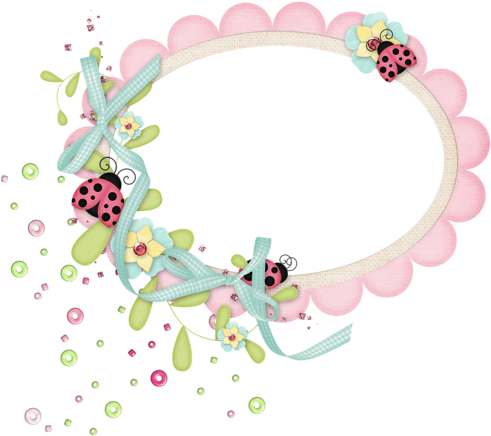 Frames For Scrap Booking And Tagging - Floral Arabesco Em Png (500x500), Png Download