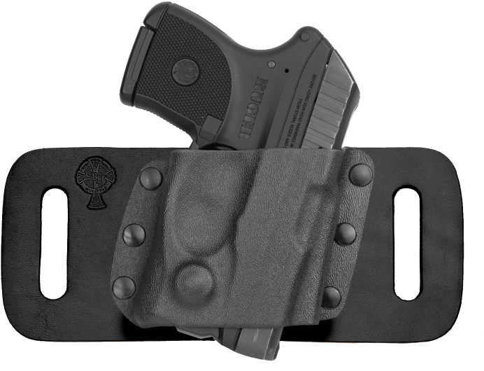 Minislide Owb Concealed Carry Holster With Ruger Lcp - Handgun Holster (768x550), Png Download