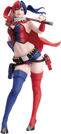 Dc Comics New 52 Harley Quinn Bishoujo Statue (600x600), Png Download