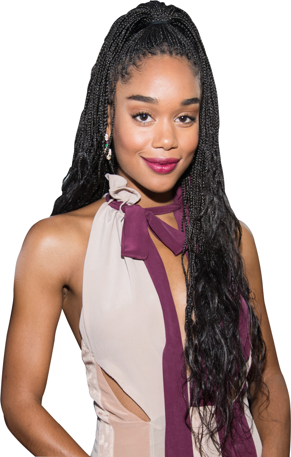 Laura Harrier Blackkklansman Premiere (1067x1600), Png Download