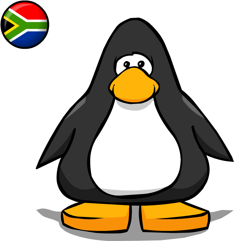 South Africa Flag Pc - Club Penguin (1050x1050), Png Download