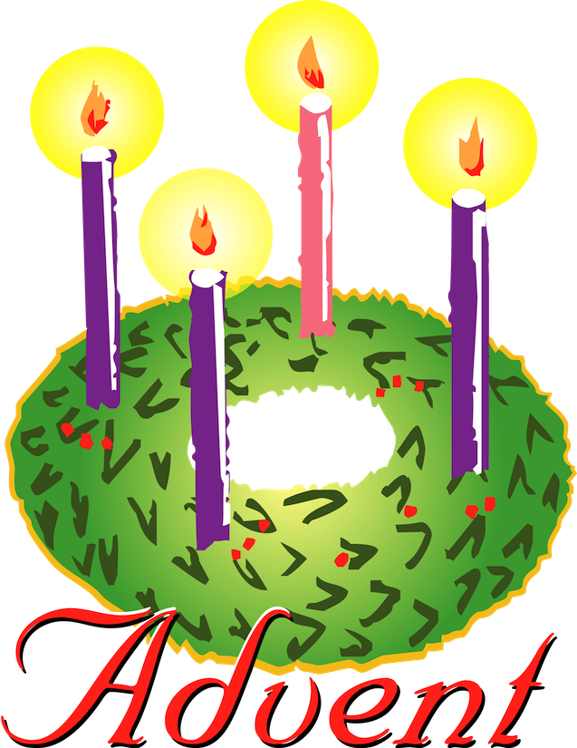 Vector Free Wreath Cliparts Download - Important Symbols For Advent (637x825), Png Download