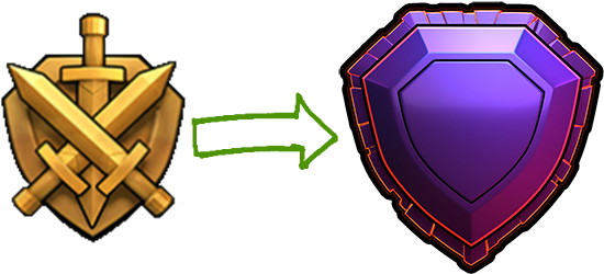 Coc Trophy Pushing - Coc Silver League (600x300), Png Download