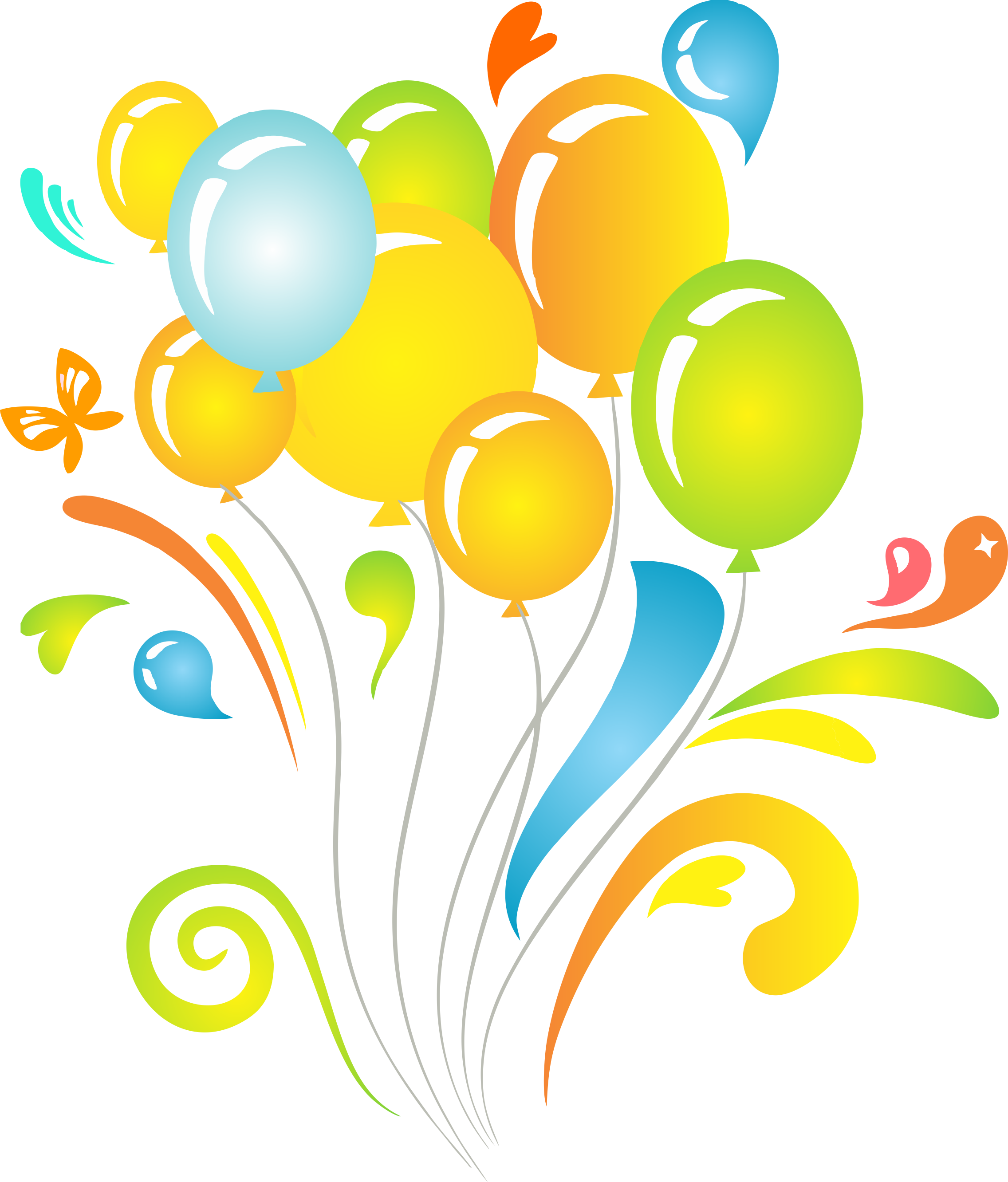 Imagens De Festa Png - Graphic Design (2272x2664), Png Download