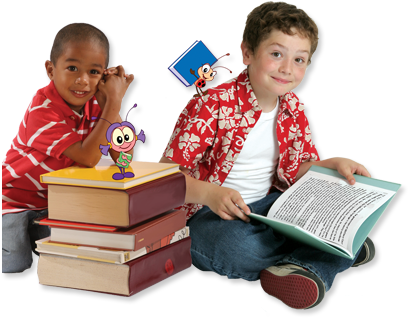 Task Of Week - Reading Children (420x382), Png Download