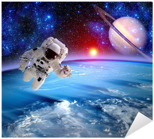 Astronaut In Space (400x400), Png Download