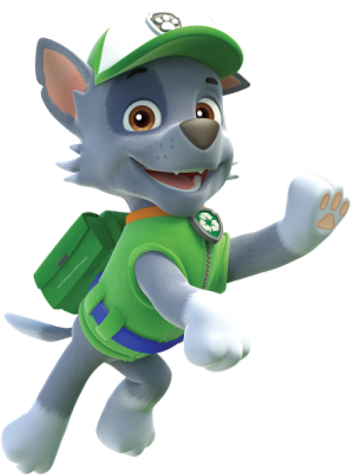 Free Png Kit Digital Para Festa Patrulha Canina Png - Paw Patrol Rocky Iron (850x697), Png Download