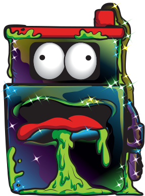 Gunk Pump Catalog Art - Grossery Gang Gunky Gas Station (400x400), Png Download