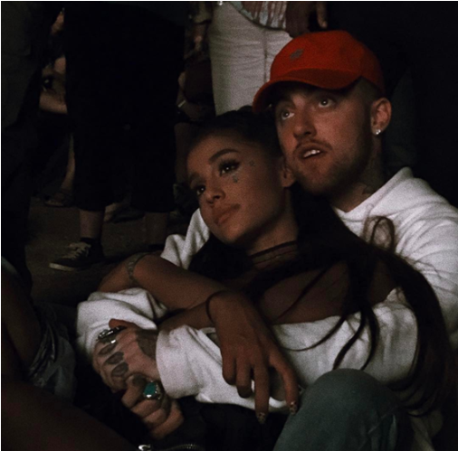 Ariana Grande Quebra O Silêncio Sobre Mac Miller - Ariana Grande And Mac Miller Coachella (757x498), Png Download