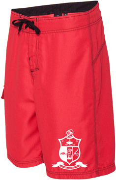 Kappa Alpha Psi Board Shorts - Omega Psi Phi Swim Shorts (320x400), Png Download