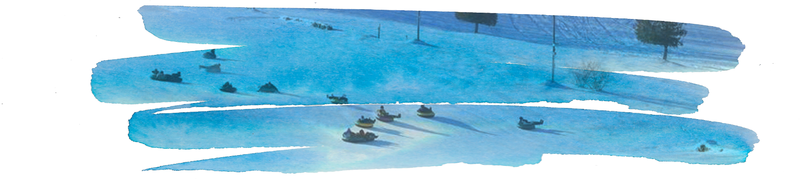 Head Up North For Some Snowy Sledding Fun Timberlee - Sea (1920x400), Png Download