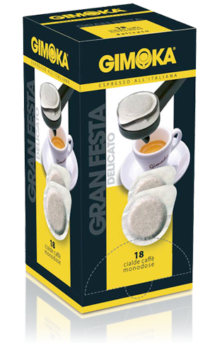 Cialde Ese Gran Festa 18cialde 120 6g - Gimoka Gran Festa Ese 44mm | Cialde Caffè (384x600), Png Download