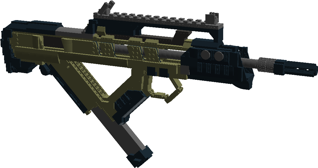 Pause - Assault Rifle (1175x708), Png Download