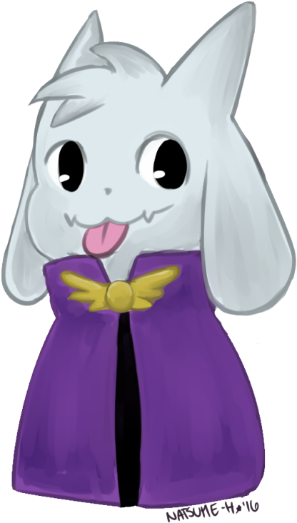 Chibi King Natsu - Littletale Asgore (495x750), Png Download