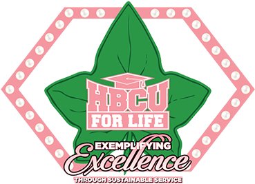 Hbcu For Life - Alpha Kappa Alpha Hbcu For Life (375x328), Png Download