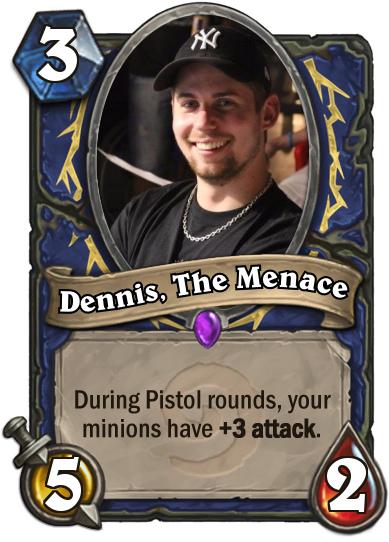 The Dennis Effect - Hearthstone (400x543), Png Download