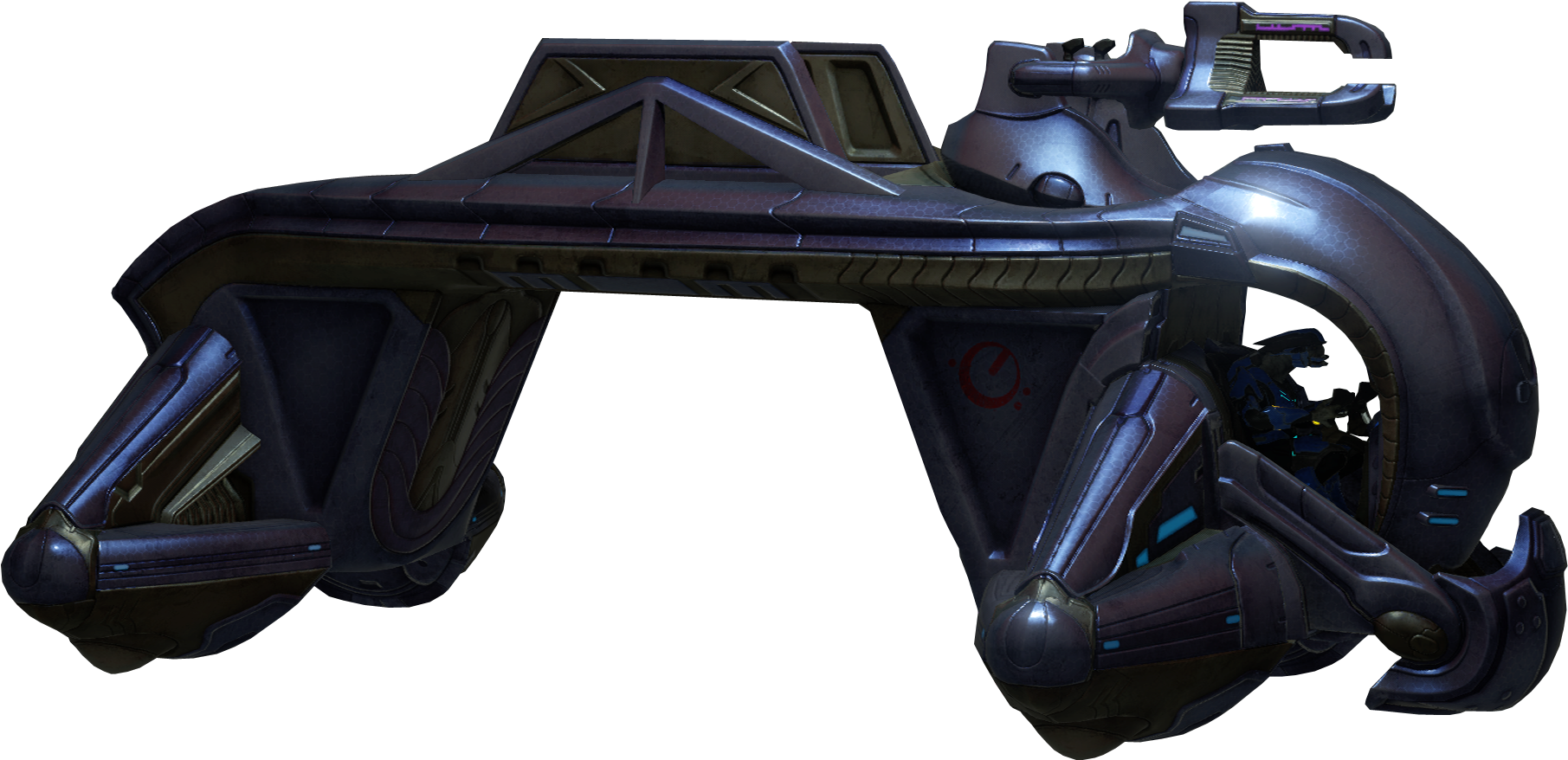 While The Shadow Apc Made Only A Brief Appearance In - Halo Covenant Transport (1920x956), Png Download