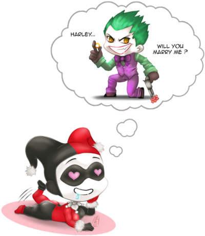 H J = <3 - Cartoon Joker (500x541), Png Download