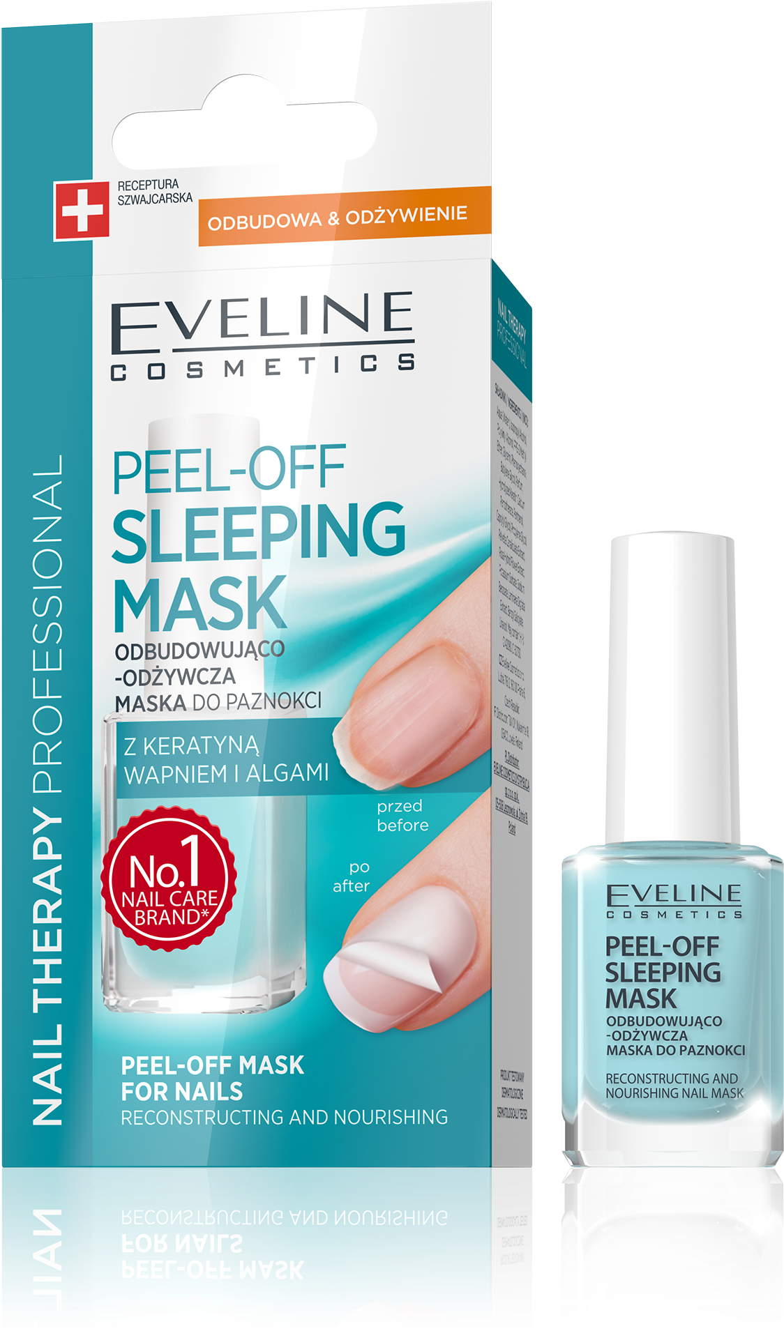 Nail Therapy Professional Peel Off Sleeping Mask - Eveline (1910x1910), Png Download