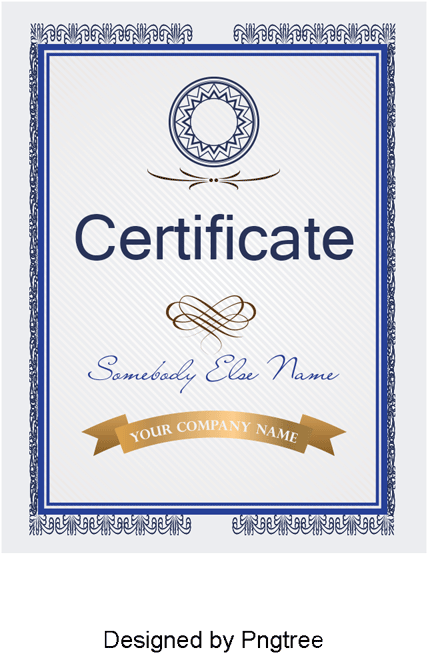 European Complex Pattern Border Certificate, Diploma, - Diploma (800x800), Png Download