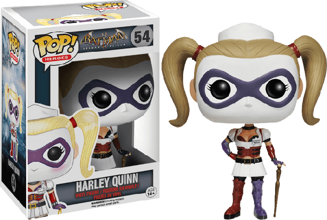 Arkham Asylum - Batman Arkham Asylum Harley Quinn Pop (650x438), Png Download
