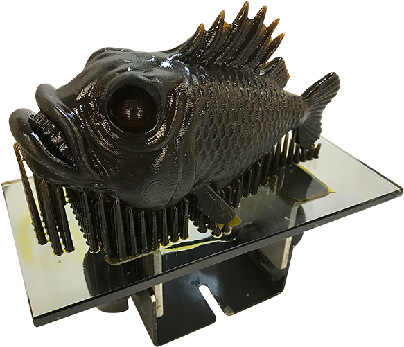 Fish On Platform - Rake (600x600), Png Download